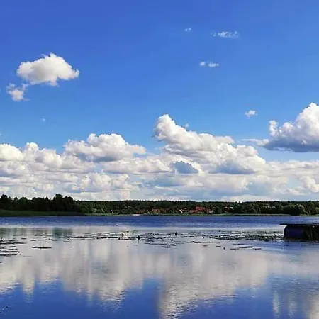 Miedzy Olchami Domek Nad Jeziorem. Noclegi Caloroczne. Cisza, Spokoj. Barczewo Exterior photo